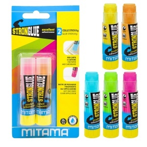 Lipici solid Mitama, 8 g, 2 bucati, fara solvent