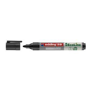 Marker pentru tabla Edding 28, ecologic, varf rotund, 1.5-3 mm, negru