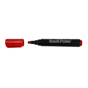 Marker permanent Memoris-Precious, varf tesit, 2-7 mm, rosu - Img 2