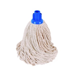 Mop bumbac, 250 g, montura albastra