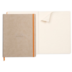 Notebook A4+ Rhodiarama, 80 file, ivory dictando, bej - Img 2