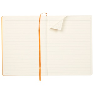 Notebook A4+ Rhodiarama, 80 file, ivory dictando, maro - Img 3