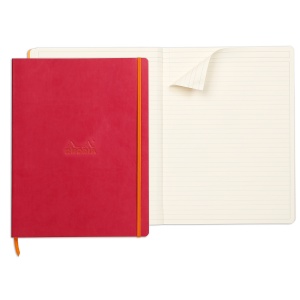 Notebook A4+ Rhodiarama, 80 file, ivory dictando, roze - Img 2