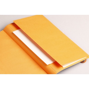 Notebook A5 Rhodiarama, 80 file, ivory, dictando, portocaliu - Img 3