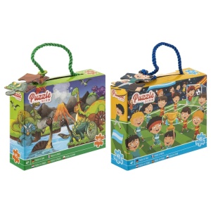 Puzzle pentru baieti Creative Craft Grafix, 45 piese, 39 x 29 cm, modele asortate