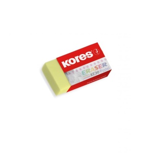 Radiera Kores pastel KE-30, 40 x 21 x 10 mm - Img 3