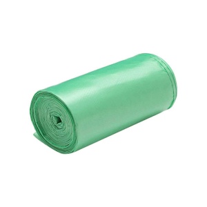 Saci menaj LDPE, verzi, 50x70 cm, 35L, 15 bucati/rola