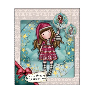 Set 3 decoratiuni 3D, Gorjuss, Tis The Season
