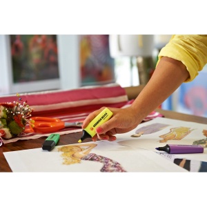 Textmarker, Stabilo, Boss Original, 6 culori, varf 2-5 mm - Img 3