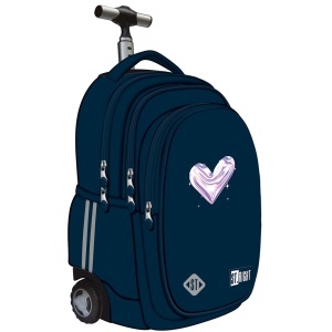 Troller Majewski ST Right, TB01, Moonlight Heart, 17 inch, 4 compartimente, 44 x 32 x 25 cm