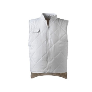 Vesta de lucru ALBATROS Coverguard, alba, matlasata, marime S