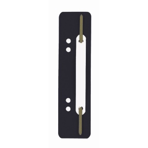 Alonje indosariere, negru, 38x150 mm, plastic, 25 bucati/set