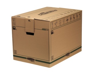 Cutie carton transport si arhivare Fellowes, FastFold, 463x480x632 mm, 127 L