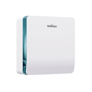 Dispenser Hyginity pentru rolele de hartie igienica Jumbo, plastic rezistent ABS, culoare alba
