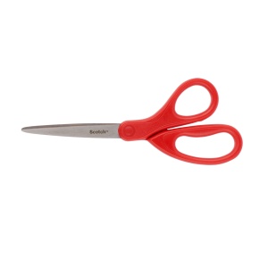 Foarfeca Scotch universala, 18 cm, otel, rosu