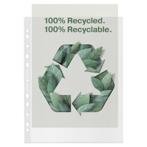 Folie de protectie Esselte Recycled, PP? reciclat, A4 MAXI, 70 mic, 50 bucati/cutie, standard - Img 5