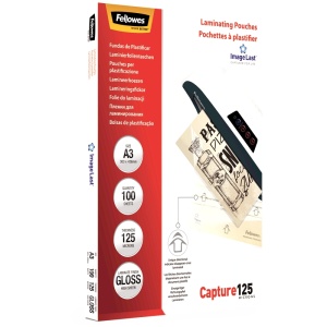Folie pentru laminare Fellowes, 125 microni, A3, 100 coli/top - Img 2