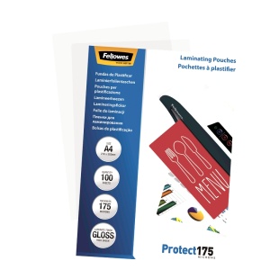 Folie pentru laminare Fellowes, 175 microni, A4, 100 coli/top - Img 5