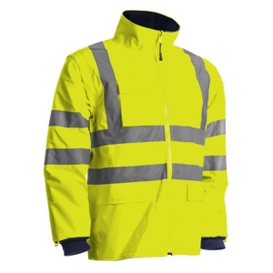 Jacheta 4 in 1 Hi-Viz Kanata, marime S, galben/albastru - Img 3