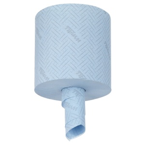 Lavete in rola Kimberly-Clark Wypall L10, alimente si igiena, 1 strat, 6 role/bax, albastre - Img 3