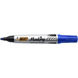 Marker permanent BIC 2000, varf rotund 1.7 mm, albastru - Img 2