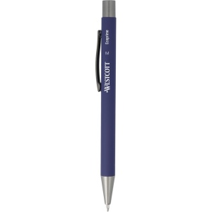 Pix cu mecanism Westcott EcoPrime Softgrip, 0,5 mm, corp albastru