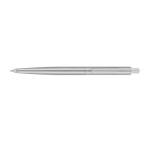 Pix cu mecanism Zebra, 901, 0.7 mm, corp argintiu, scriere albastra