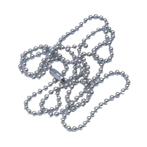 Snur metalic (lantisor) pentru buzunar ecuson, lungime 70 cm