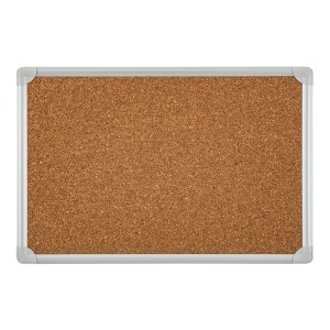 Tabla de pluta cu rama de aluminiu, 60x90 cm