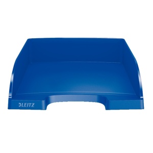 Tavita pentru documente Leitz Plus standard, plastic, albastra - Img 2