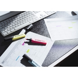 Textmarker Edding 345, varf 2-5 mm, albastru - Img 2