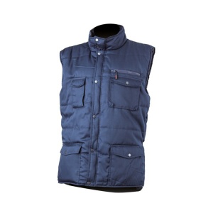 Vesta de protectie Coverguard Polena, multibuzunare, albastra, marime L