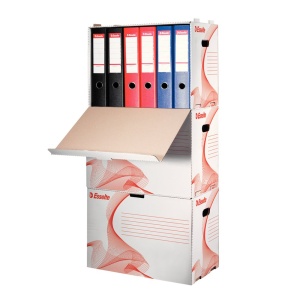 Container de arhivare Esselte Standard pentru bibliorafturi, 525x338x306 mm - Img 3