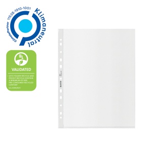 Folie de protectie Leitz Recycle, PP, 90% reciclat, reciclabil, A4 Maxi, 100 mic, 25 buc/ set, standard - Img 4