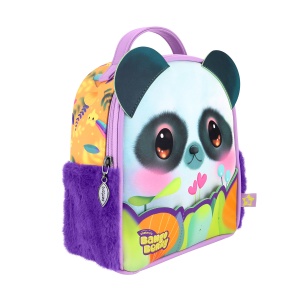 Ghiozdan Gorjuss Bangoberry 21x23x9 cm, cu set pinuri Pally Panda - Img 2