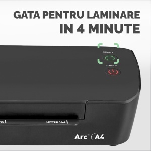 Laminator Fellowes ARC, A4, 2 role - Img 3