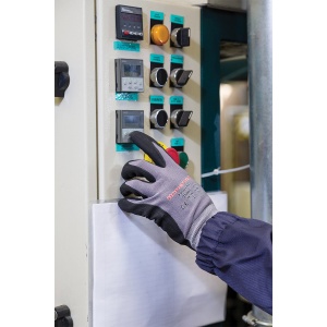 Manusi cu imersie nitril, Honeywell, Polytril Flex Fine, marimea 9 - Img 3