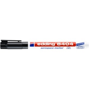 Marker Edding 8404 Aersopace, permanent, corp plastic, varf rotund, 0.75 mm, negru - Img 2