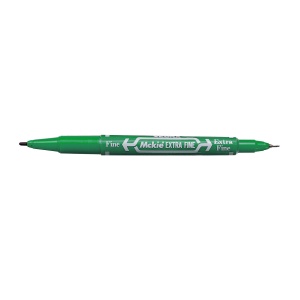 Marker permanent cu doua capete Zebra, Mckie Care, 0.5 mm/1 mm