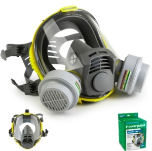 Masca integrala Coverguard PANAREA TWIN, cu 2 filtre, corp silicon