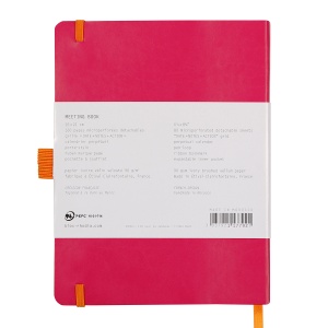 Meeting Book A5+ Rhodiarama, 80 file, rose - Img 3