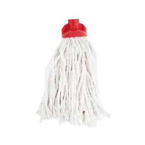 Mop bumbac, 250 g, montura rosie