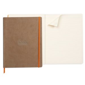 Notebook A4+ Rhodiarama, 80 file, ivory dictando, taupe - Img 2