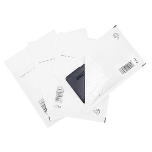 Plic cu protectie, 150 x 210 mm (interior), alb, banda silicon, 90 g/mp, 100 bucati/cutie - Img 2