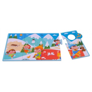 Puzzle Anotimpuri, Apli, 4 piese/puzzle - Img 3