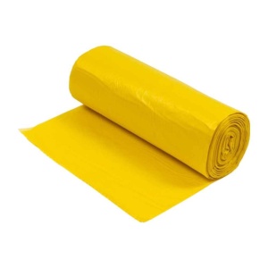 Saci menaj LDP basic galbeni, 60 L, 20 bucati/rola