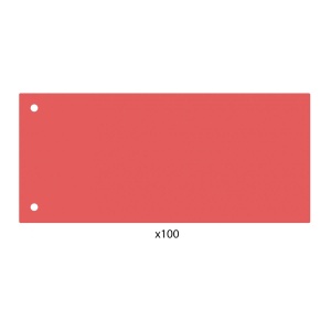 Separatoare, PP, 160 microni, rosii, 105x240 mm, 100 bucati/set