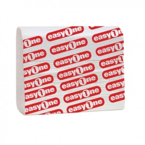 Servetele Infibra EASYONE, albe, 2 straturi, 16.5x21 cm, 200 bucati/pachet