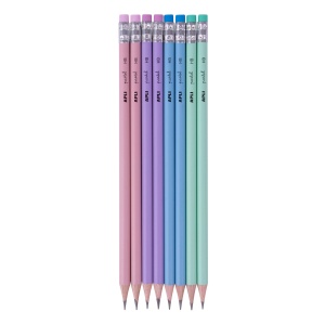 Set 8 creioane Apli Nordik, grafit HB, cu radiera, 8 bucati/set - Img 3