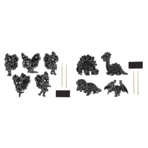 Set Creative Craft, 10 figurine razuibile, 2 creioane, 10 fasii magnet - Img 3